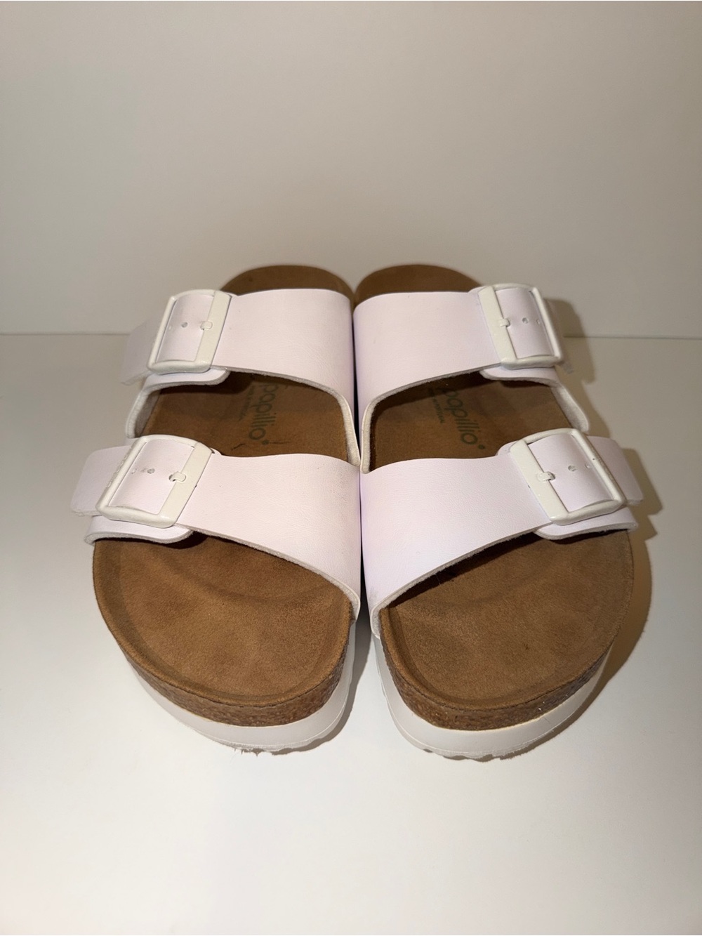 Papillio Women’s Double Buckle Sandals - Pale Pink